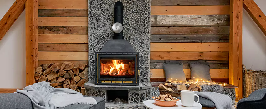 Thelin Hearth Products Direct Vent Gas Stove Fireplace Inspection in Elk River, Minnesota